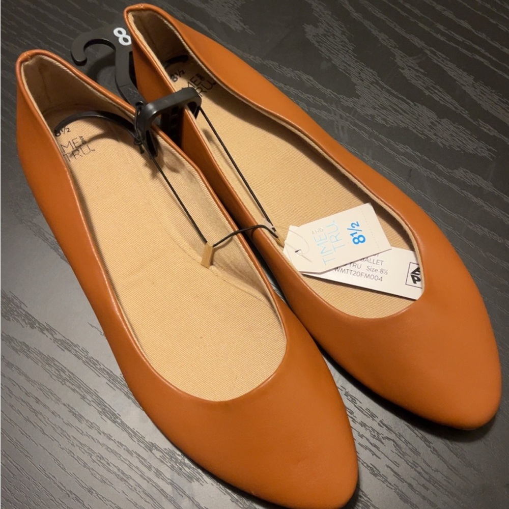 Tan Ballet Flats